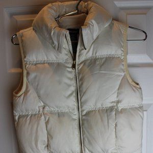 Ralph Lauren Girls Off-White Puffy Vest sz. L 12-14